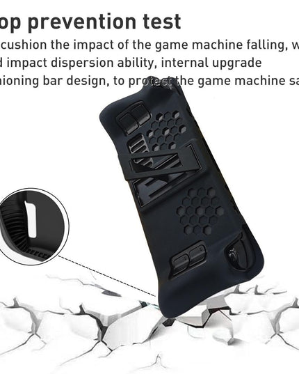Steam Deck Silicone Case Set With Holder - Protect Your Console-1915197072076836867