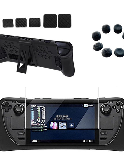 Steam Deck Silicone Case Set With Holder - Protect Your Console-1915197072076836870