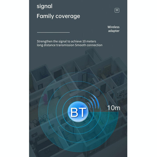 Lcd Bluetooth 5.0 Adapter Receiver / Transmitter - Black-1915196692630736902