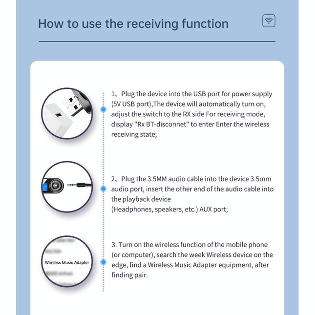 Lcd Bluetooth 5.0 Adapter Receiver / Transmitter - Black-1915196692630736905