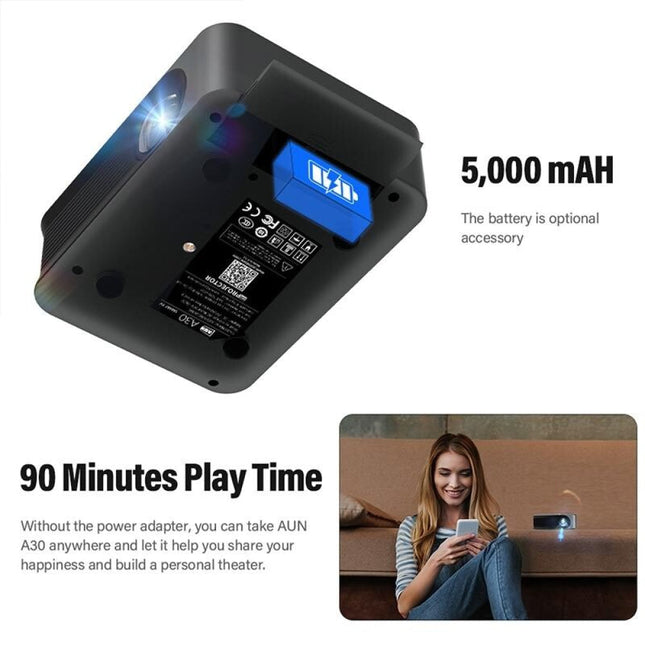 Portable Home Theater Projector - 3000 Lumens 480P-1915196613719101444