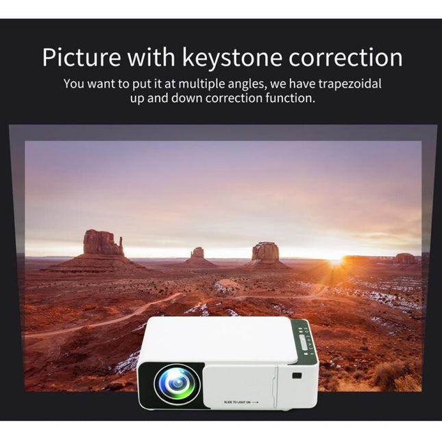 Smart Projector With 100 Ansi Lumens 800X400 Resolution Hdmi / Sd / Usb / Audio Support-1915198236675674116