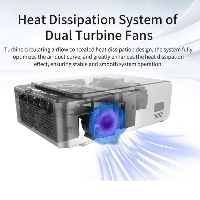 Smart Projector With 100 Ansi Lumens 800X400 Resolution Hdmi / Sd / Usb / Audio Support-1915198236675674117