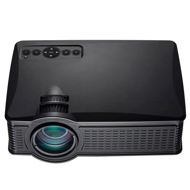 1800 Lumens Home Theater Projector With Remote - Supports Av Usb Vga Hdmi - Black-1915196502574239746
