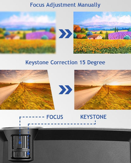 4 Lcd Projector - 80 Lumens Hd 800X480 Vga / Hdmi - Black-1915196716211113990