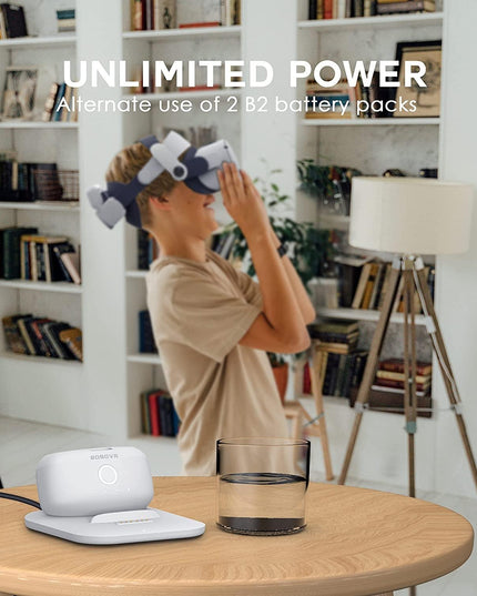 Elite Strap Dual Battery Magnetic Dock For Oculus Quest 2 Charging-1915197155501543431