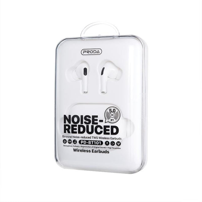 Proda Tws Wireless Earphones - Noise Canceling Binaural White-1915196817780379650