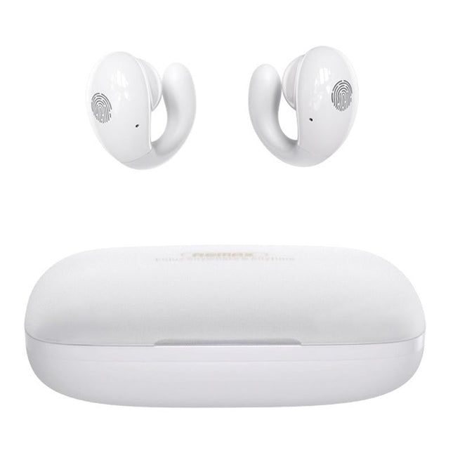 Wireless Stereo Bluetooth Earphones - Clip Style White-1915196955068338176