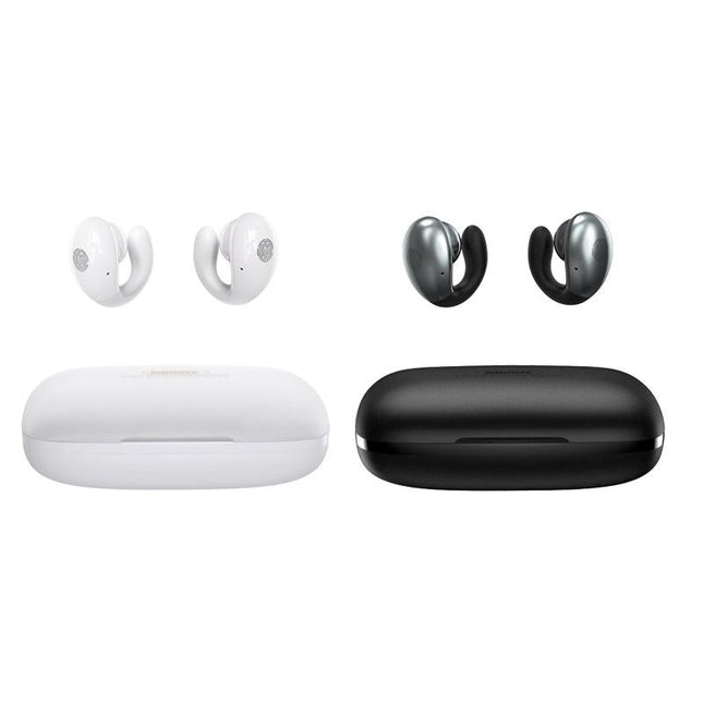 Wireless Stereo Bluetooth Earphones - Clip Style White-1915196955068338177