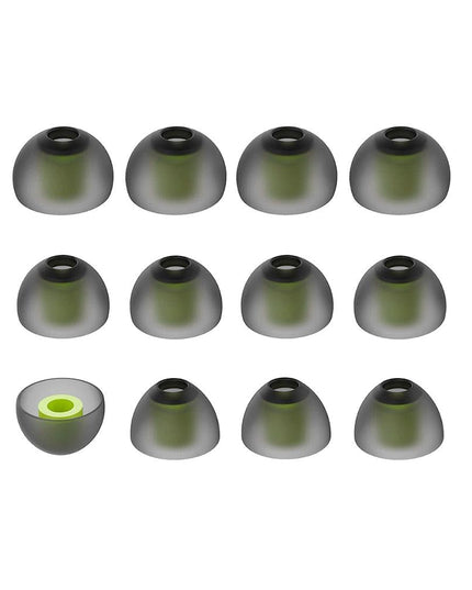6 Pairs New Bee In-Ear Silicone Ear Caps With Storage Box - Fits 5-7Mm Earphone Plugs-1915198016395022337