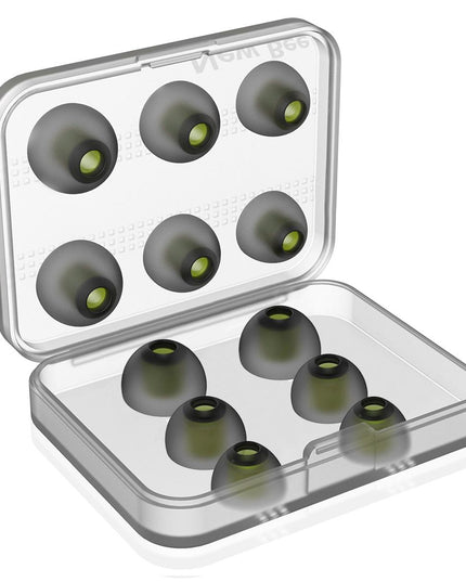 6 Pairs New Bee In-Ear Silicone Ear Caps With Storage Box - Fits 5-7Mm Earphone Plugs-1915198016395022342