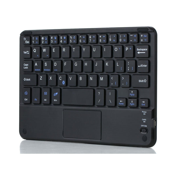 Detachable Bluetooth Keyboard Leather Tablet Case For Ipad Mini 6 With Touchpad & Holder - Black-1915196908301848579