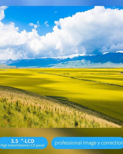 Portable Home Theater Projector - 1200 Lumens 1024X600 Resolution Blue-1915196653707595781