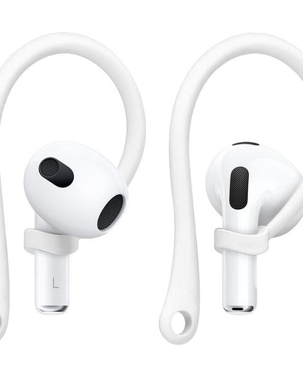 Imak Wireless Earphones With Anti-Lost Lanyard And Ear Hook - 1 Pair White-1915196855231320064