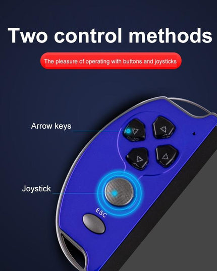 X16 Classic Handheld Game Console - 6.5 Screen 8Gb Memory - Blue & Red-1915197131518513154