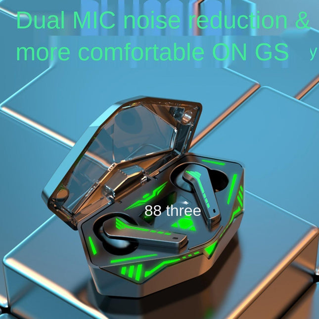 Wireless Gaming Bluetooth Earphones - Black-1915196835241267201