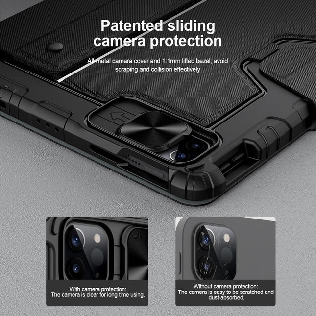 Bluetooth Touch Keyboard Smart Tablet Case For Ipad Air 10.9 / 4 / 5 / Pro 11 2020-2022 In Black-1915196835400650758