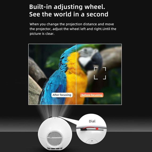 Smart Led Projector - 100 Ansi Lumens 1280X720P Basic Version-1915197787675430918