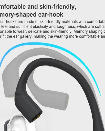Wireless Bluetooth Module For Headset - Qualcomm 5.2 - Black Earhook-1915197145917558786