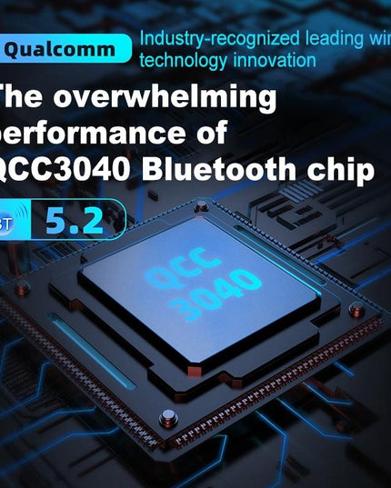 Wireless Bluetooth Module For Headset - Qualcomm 5.2 - Black Earhook-1915197145917558787