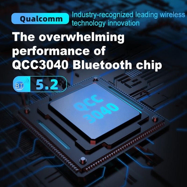 Wireless Bluetooth Module For Headset - Qualcomm 5.2 - Black Earhook-1915197145917558787