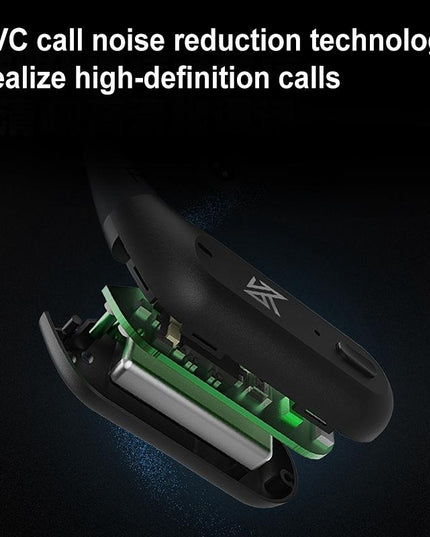 Wireless Bluetooth Module For Headset - Qualcomm 5.2 - Black Earhook-1915197145917558789