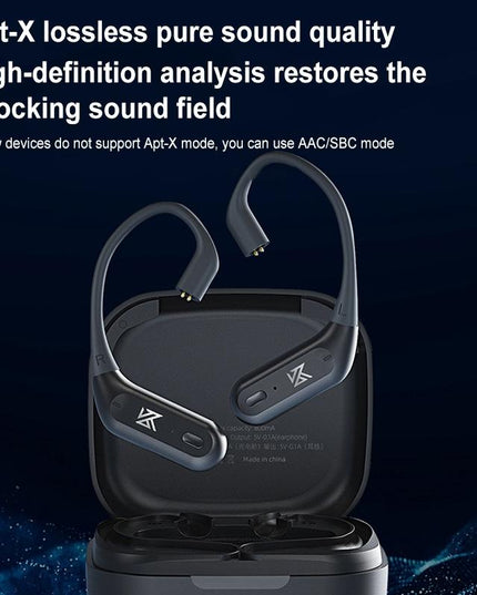 Wireless Bluetooth Module For Headset - Qualcomm 5.2 - Black Earhook-1915197145917558790