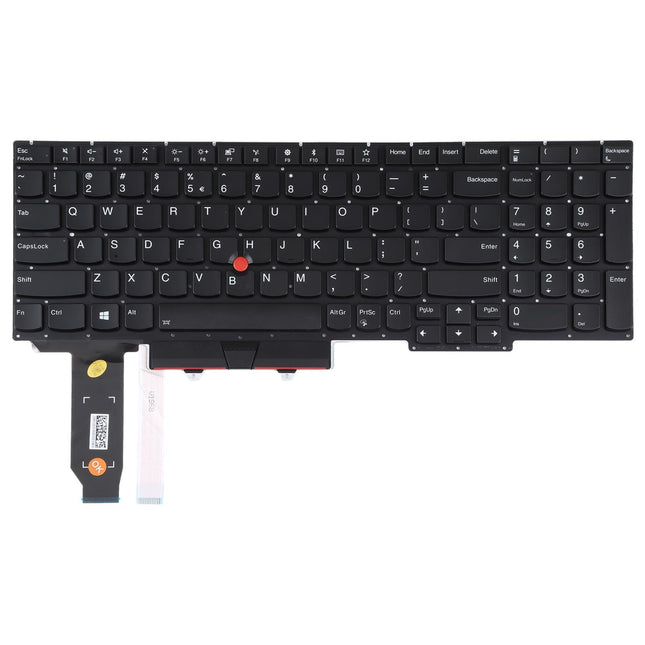 Backlit Keyboard With Trackpoint For Lenovo Thinkpad E15 Gen 2 - Us Version-1915197824568528896