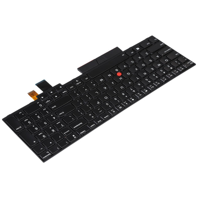 Backlit Keyboard With Trackpoint For Lenovo Thinkpad T570 / T580-1915197639817826306