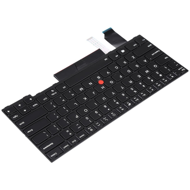 Backlit Keyboard With Trackpoint For Lenovo Thinkpad L14 - Us Version-1915197177622302721
