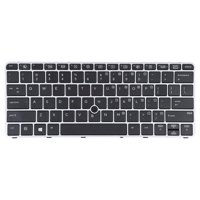 Hp Elitebook 820 G3 Keyboard With Backlight And Pointing - Silver Us Version-1915196974412468229
