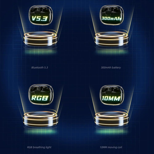 Starry Pattern T52 Pro Wireless Gaming Earbuds-1915198020367028226