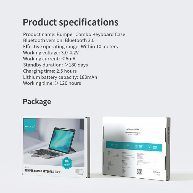 12.9 Ipad Pro Bumper Keyboard Case - 2020 / 2021-1915198356968312839