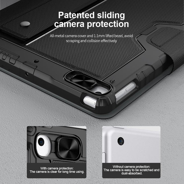 6-Row Keyboard Case For Ipad 10.2 2019 / 2020 / 2021 With Bumper Combo-1915198261623394309