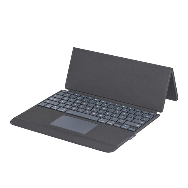 Bluetooth Keyboard Leather Case For Ipad Pro 12.9 - Black 2022 / 2021 / 2020 / 2018-1915196858729369604