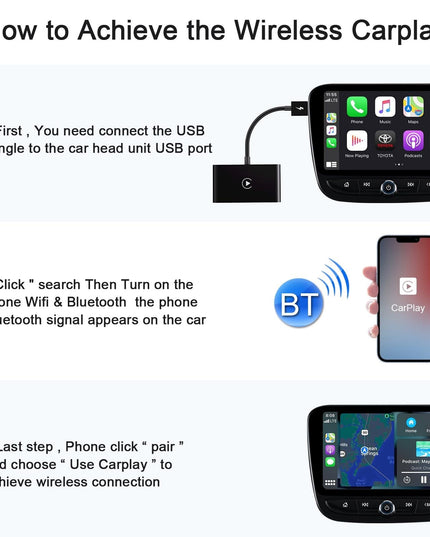 Wireless Carplay Adapter For Iphone - Usb & Usb-C-1915196969580630023