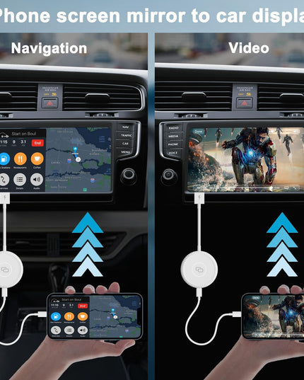 Carplay Mirror Adapter For Iphone - Usb & Usb-C-1915196952002301955