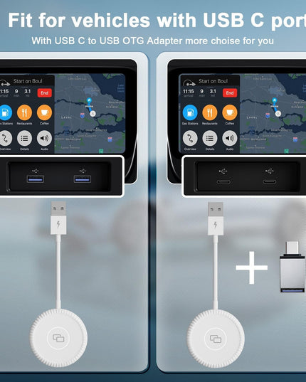 Car Mirror Adapter For Iphone With Usb-C / Type-C & Usb Carplay-1915196885002489861