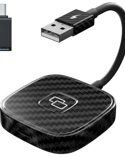 Carplay Adapter For Iphone - Carbon Fiber Usb & Usb-C-1915196945736011782