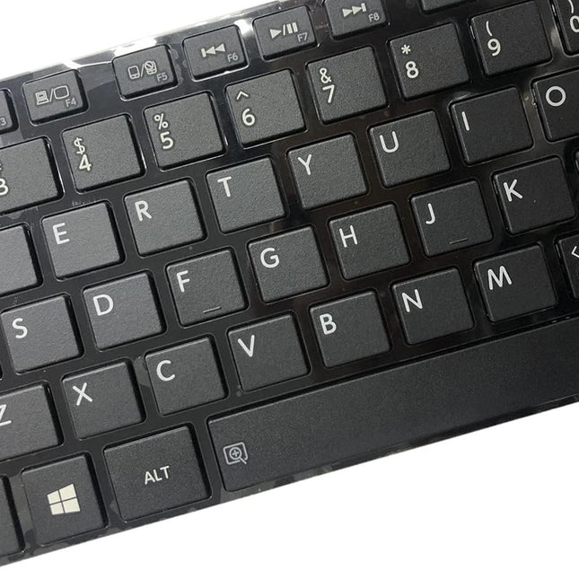 Toshiba L840 / L800 Keyboard With Frame - Black-1915198270238494723