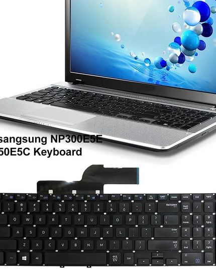 Samsung Laptop Keyboard For Np300E5E / Np350E5C Us Version-1915198264253222918