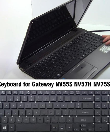 Keyboard For Gateway Nv55S / Nv57H / Nv75S Laptop - Black-1915198265855447043