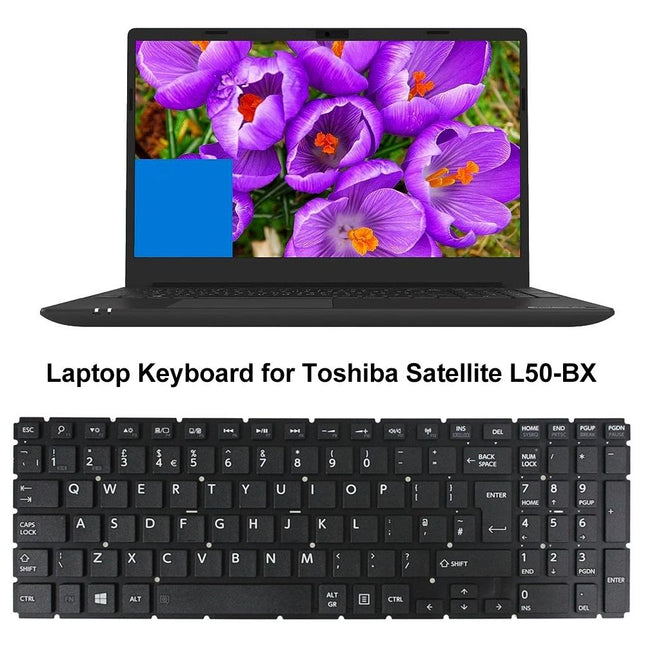 Toshiba L50-Bx Laptop Keyboard - Uk Version-1915198261073940484