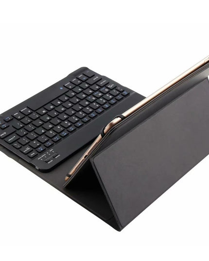 Universal 9.7-10 Inch Detachable Bluetooth Keyboard Tablet Case For Android Apple And Windows With Stand - Black-1915196814353633283