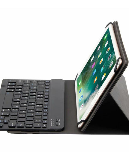 Universal 9.7-10 Inch Detachable Bluetooth Keyboard Tablet Case For Android Apple And Windows With Stand - Black-1915196814353633286