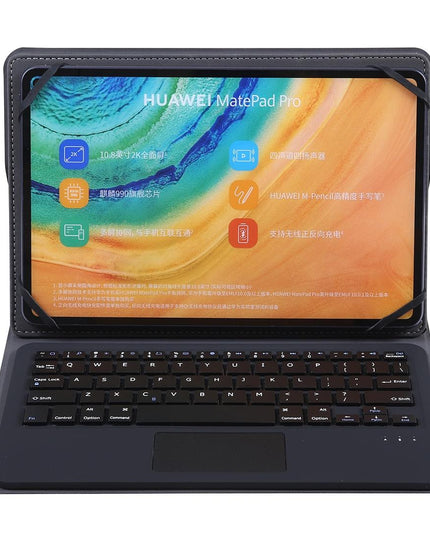 Universal 9-10 Inch Tablet Keyboard Case With Detachable Bluetooth Touch Stand - Black-1915196834511458308