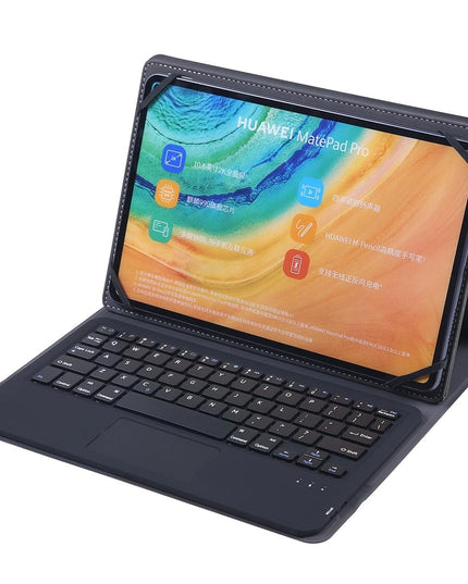 Universal 9-10 Inch Tablet Keyboard Case With Detachable Bluetooth Touch Stand - Black-1915196834511458310