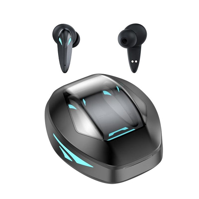 Wireless Gaming Earphones With Noise Reduction - Black-1915196837464248321