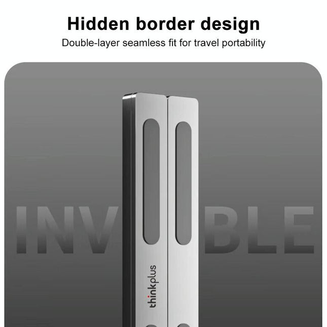 Lenovo Thinkplus Laptop Stand - Silver-1915196820301156353