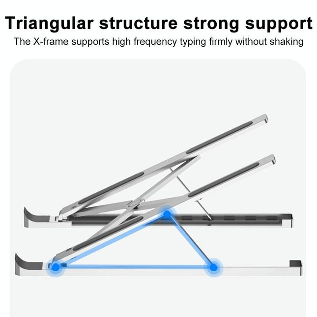 Lenovo Thinkplus Laptop Stand - Silver-1915196820301156355